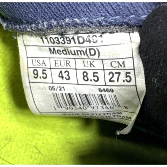 Brooks Mens 9.5 US / Women's 11 Hyperion Tempo Blue Nightlife Yellow 1103391D491 - Picture 9 of 9